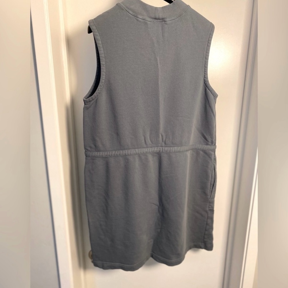Zella West Coast Sweatshirt Dress W Pockets Blue Weather Size XL. EUC. No Flaws - Picture 3 of 6